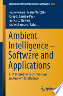 Ambient Intelligence - Software and Applications  : 11th International Symposium on Ambient Intelligence /