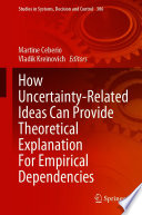 How Uncertainty-Related Ideas Can Provide Theoretical Explanation For Empirical Dependencies /