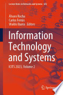 Information Technology and Systems : ICITS 2023, Volume 2 /