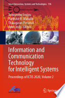 Information and Communication Technology for Intelligent Systems : Proceedings of ICTIS 2020, Volume 2  /