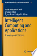 Intelligent Computing and Applications : Proceedings of ICICA 2019 /