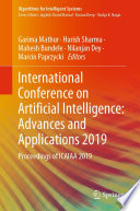 International Conference on Artificial Intelligence: Advances and Applications 2019 : Proceedings of ICAIAA 2019 /