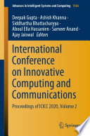 International Conference on Innovative Computing and Communications : Proceedings of ICICC 2020, Volume 2 /