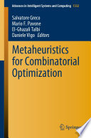 Metaheuristics for Combinatorial Optimization /