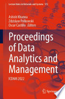 Proceedings of Data Analytics and Management  : ICDAM 2022 /