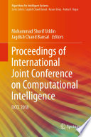 Proceedings of International Joint Conference on Computational Intelligence : IJCCI 2018 /