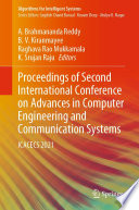 Proceedings of Second International Conference on Advances in Computer Engineering and Communication Systems : ICACECS 2021 /