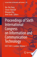 Proceedings of Sixth International Congress on Information and Communication Technology : ICICT 2021, London, Volume 1 /