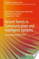 Recent Trends in Communication and Intelligent Systems : Proceedings of ICRTCIS 2019 /