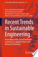 Recent Trends in Sustainable Engineering : Proceedings of the 2nd International Conference on Applied Science and Advanced Technology /