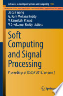 Soft Computing and Signal Processing  : Proceedings of ICSCSP 2018, Volume 1 /