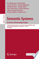 Semantic Systems. In the Era of Knowledge Graphs : 16th International Conference on Semantic Systems, SEMANTiCS 2020, Amsterdam, The Netherlands, September 7-10, 2020, Proceedings /