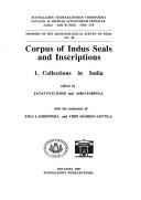 Corpus of Indus seals and inscriptions /
