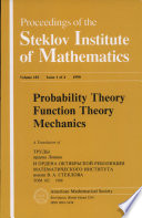 Probability theory, function theory, mechanics /