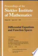 Differential equations and function spaces : dedicated to the    memory of academician Sergei Lʹvovich Sobolev : collection of papers /