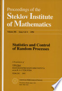 Statistics and control of random processes /