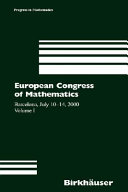 European Congress of Mathematics : Barcelona, July 10-14, 2000 /