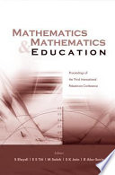 Mathematics & mathematics education : proceedings of the third International Palestinian Conference : Bethlehem, August 9-12, 2000 /