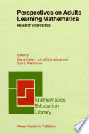 Perspectives on adults learning mathematics : research and practice /