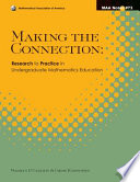 Making the connection : research and teaching in undergraduate mathematics education /