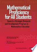 Mathematical proficiency for all students : toward a strategic research and development program in mathematics education /