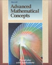 Merrill advanced mathematical concepts : precalculus with applications /