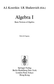 Algebra I : basic notions of algebra /