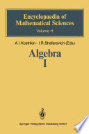 Algebra I : basic notions of algebra /