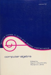 Computer algebra /