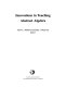 Innovations in teaching abstract algebra /