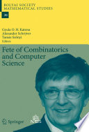 Fete of combinatorics and computer science /