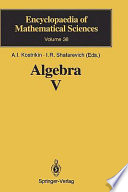 Algebra V : homological algebra /