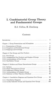 Algebra VII : combinatorial group theory : applications to geometry /