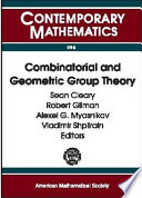 Combinatorial and geometric group theory : AMS special session, combinatorial group theory, November 4-5, 2000, New York, New York : AMS special session, computational group theory, April 28-29, 2001, Hoboken, New Jersey /