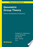 Geometric group theory : Geneva and Barcelona conferences /