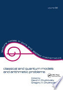 Classical and quantum models and arithmetic problems /