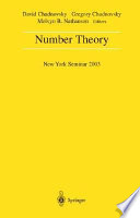 Number theory : New York Seminar 2003 /