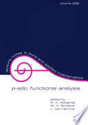 P-adic functional analysis : proceedings of the Sixth International Conference /
