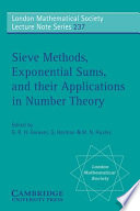Sieve methods, exponential sums, and their applications in number theory : proceedings of a symposium held on Cardiff, July 1995 /