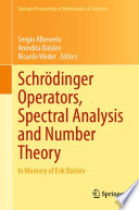 Schrödinger Operators, Spectral Analysis and Number Theory : In Memory of Erik Balslev /