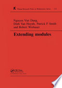 Extending modules /