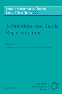L-functions and Galois representations /