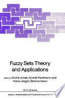 Fuzzy sets theory and applications /