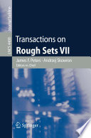 Transactions on rough sets.