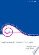 Modules over valuation domains /