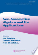 Non-associative algebra and its applications /