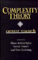Complexity theory : current research /