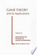 Game theory and its applications /