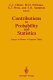 Contributions to probability and statistics : essays in honor of Ingram Olkin /