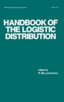 Handbook of the logistic distribution /